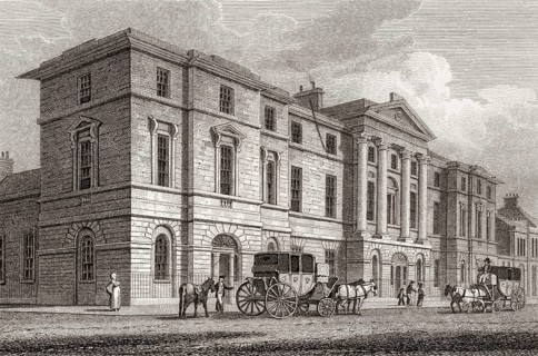 Assembly Rooms, George Street, Scotland, 19th century, Views in Edinburgh by J. & H. S. Storer,