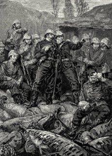 The morning after the Defence of Rorke's Drift, 1879, Anglo-Zulu War
