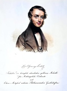Carl Georg Lickl (1801-1877) Austrian composer, musician, civil servant, Historical, digitally