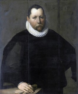 Pieter Jansz Kies (ca. 1536-97) . Mayor of Haarlem, painting by Cornelis Cornelisz van Haarlem,