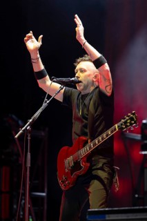 Tim McIlrath, singer, guitarist, Rise Against, indie rock band, USA, tour 2025, concert, 12