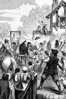 Riots during the Papist Conspiracy of 1679, a fictitious conspiracy orchestrated by Titus Oates