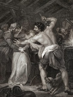 Wat Tyler tötet den Steuereintreiber, Bauernaufstand von 1381