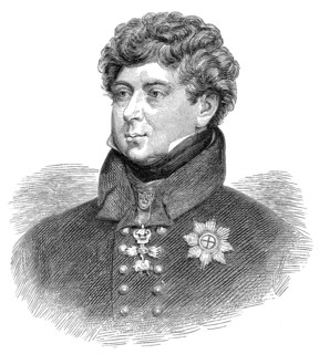 George IV or George Augustus Frederick, 1762 - 1830, king of the United Kingdom of Great Britain