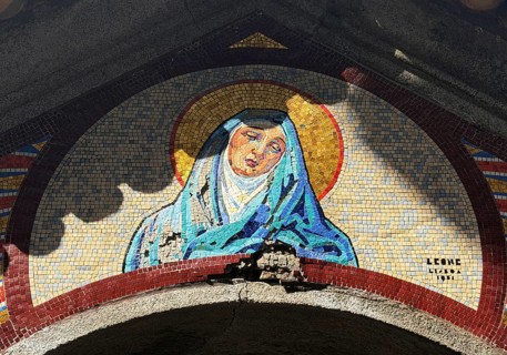 Cemitério da Lapa, Lapa cemetery, detail of a mosaic, European Cemetery Route, Association of