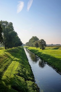 Dinslaken, North Rhine-Westphalia, Germany - The Emscher has been completely free of wastewater