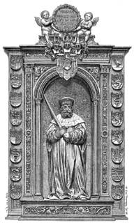 Epitaph of Frederick III or Frederick the Wise, 1463 - 1525, Elector of Saxony