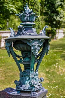 Historic cemetery, Tour, Memorial to Louis Ernst Laiblin 1817 to 1892 and Louis Laiblin 1861 to