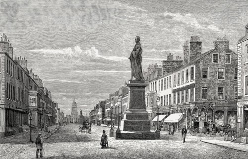 George Street, Edinburgh, Scotland, 19th century