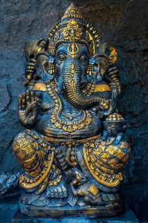 Traditional Ganesha, Hinduism, Ganesha, elephant figure, statue, temple, religion, world religion,