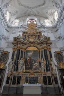 Altar in St Kilian's Cathedral, Würzburg, Lower Franconia, Bavaria, Germany