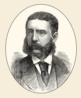 Major Gonville Bromhead, 1845 –1891, a British Army officer, From British Battles on Land and Sea,