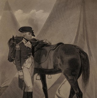Antony Wayne (1745-1796) officer and politician, general in uniform, battles against the Indians,