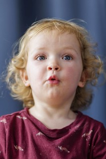 Portrait of a two year old boy, Bonn, 25.05.2023