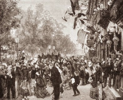 Departure of King Wilhelm I for the Army, July 31, 1870, Franco-Prussian War