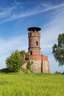 Observation tower in Pyrna, Wurzen, Saxony, Germany