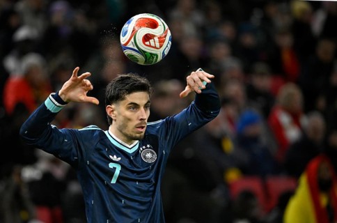 Kai Havertz GER (07) Throw-in Action Football DFB International match Germany GER vs Ghana GHA