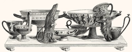 Bowls, cups and rhytons from ancient Greece
