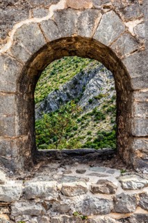Citadel with the best view over the ruined town of Stari Bar, originally from the 11th century, is