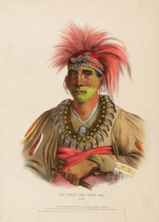 No-Way-Ke-Sug-Ga. Otoe (1842), Indians, Historical Indian tribes from North America, Charles Bird