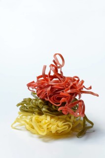 Tagliatelle tricolore, Italian pasta, pasta, pasta type