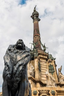 Statue of Christopher Columbus, Barcelona, Spain