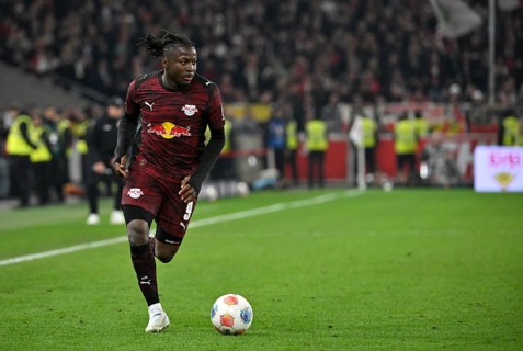 Johan Bakayoko RasenBallsport RB Leipzig RBL (09) Action on the ball Football Bundesliga, MHPArena,