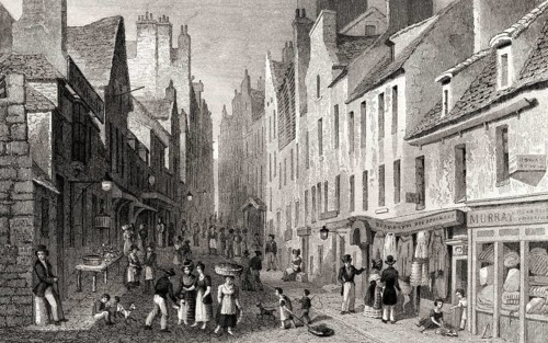 St Mary's Wynd, from the Pleasance, Edinburgh, Scotland, 19th century, from Modern Athens by Th. H.