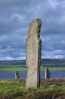 Ring of Brodgar, Brogar, Neolithic henge and stone circle of standing stones near Stromness on