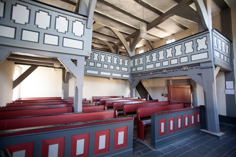 Half-timbered church building, former school chapel by Mannus Riedesel, 1703, Sassenhausen, Bad
