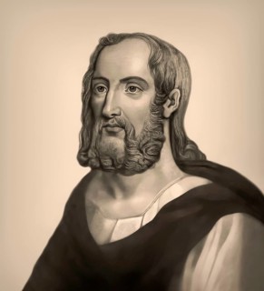 Gaius Plinius Secundus, AD 23/24 – 79, called Pliny the Elder, Roman author, digitally altered