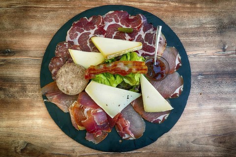 France - Corsica - charcuterie plate