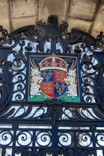 Coat of arms, Christ's College, Cambridge, England, Great Britain