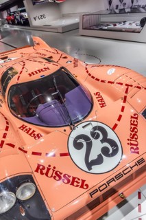 Porsche Museum Stuttgart-Zuffenhausen. Porsche 917-20 built in 1971. The automotive museum of Dr.