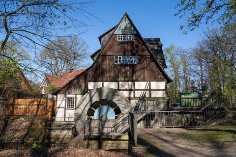 Meiers Mühle, monument, Gütersloh, Westphalia, North Rhine-Westphalia, Germany