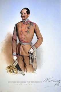Stefan Freiherr von Wernhardt (1806-1869), k. k. Feldmarschallleutnant, in 1858, Historical,