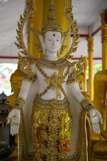 Golden Buddha, Wat Saphan, temple, Taling Chan district, Bangkok, Thailand