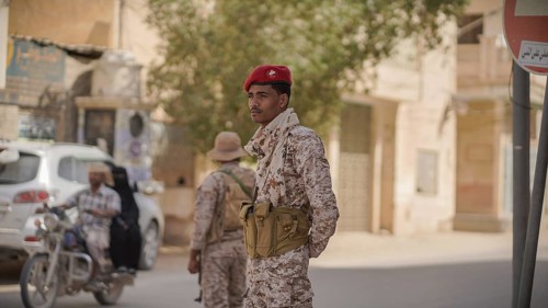 In Southern Yemen on February 5, 2026, the Saudi-backed Yemeni Army deploys security checkpoints in