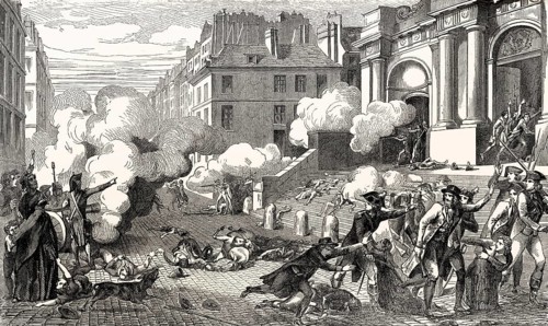 Napoleon Bonaparte's quelling of the Royalist revolt, 13 Vendémiaire, 1795