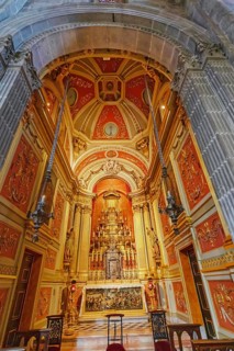 Cathedral interior, Braga, Minho Province, Portugal