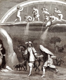 Virgile travesti, der verkleidete Vergil, eine Parodie auf Vergils Aeneis, geschrieben von Paul