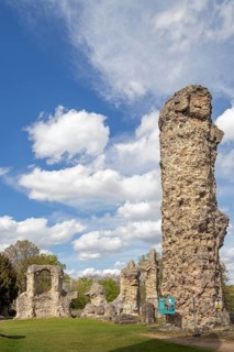 Ruins, St Edmund's Abbey, Bury St Edmunds, West Suffolk, England, Great Britain