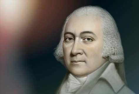 Portrait of John Adams, 1735 - 1826, second President of the United States, digitally optimized,