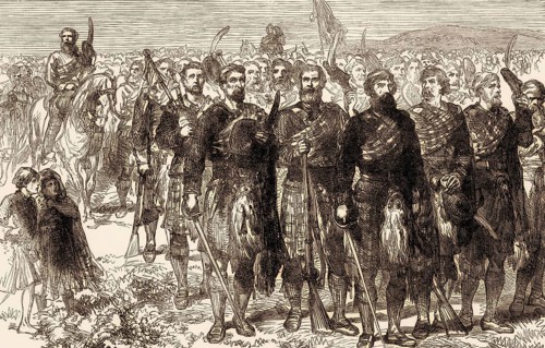 Highland Attack at the Battle of Prestonpans, 21st September 1745, Jacobite Rebellion, From British