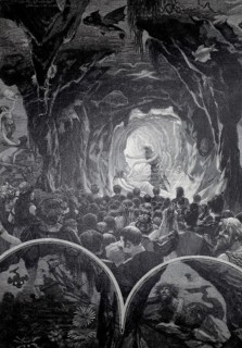 Fairytale festival of the Weimar Künstlerverein, the festival in the sea grotto. The festival was