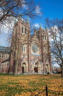 London, Ontario, Canada - St. Peter's Cathedral Basilica. Construction on the cathedral began in