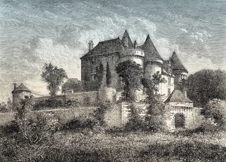 The Château de Fénelon, Dordogne, Nouvelle-Aquitaine, France, 19th Century