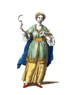 Historical clothing, fashion over the course of time, The season of summer, symbolic representation