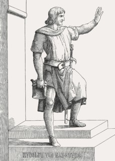 Rudolf I, or Rudolf of Habsburg, elected King of the Romans from 1273 to 1291