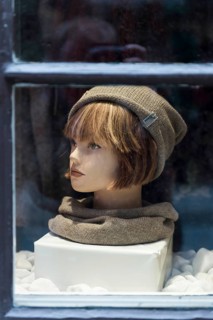 Mannequin, mannequin head, mannequin, shop window, fashion, headgear, winter, winter, clothing,